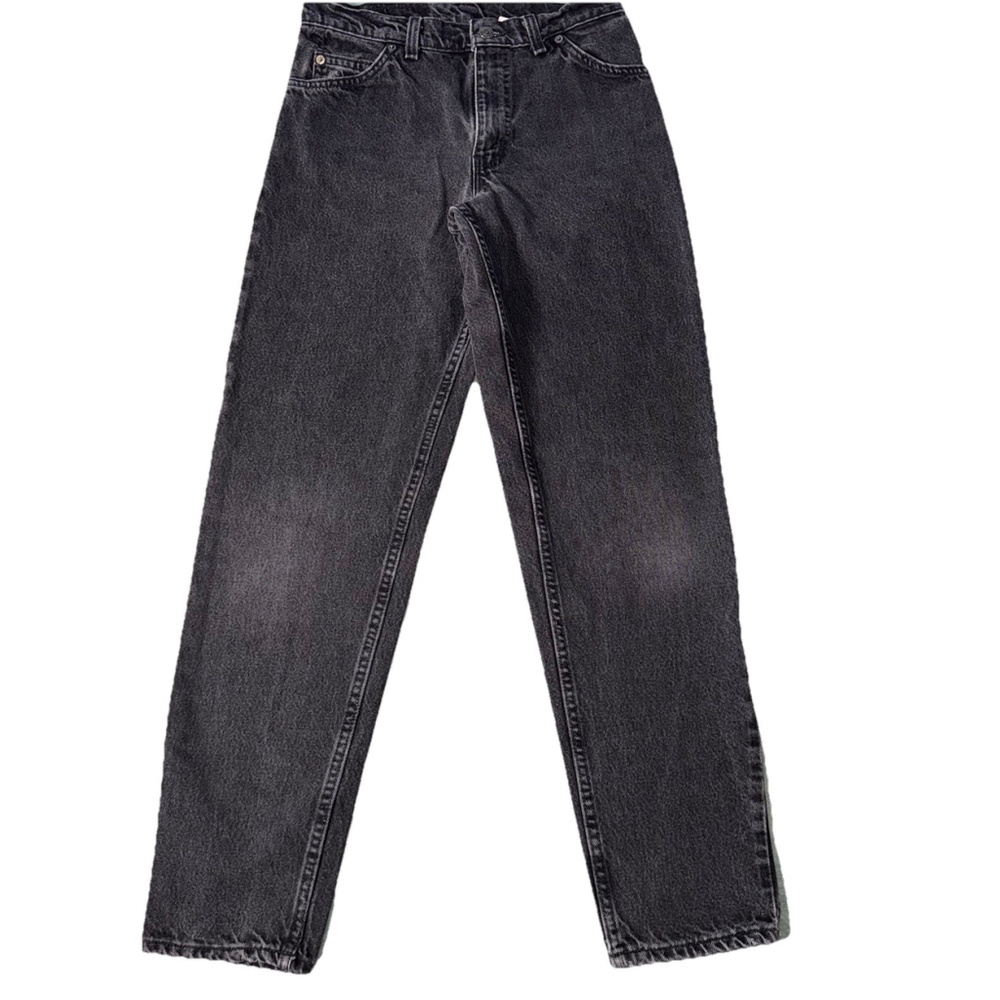 Vintage Levis Womens 550 orange tab black jeans Washed Size W30xL32